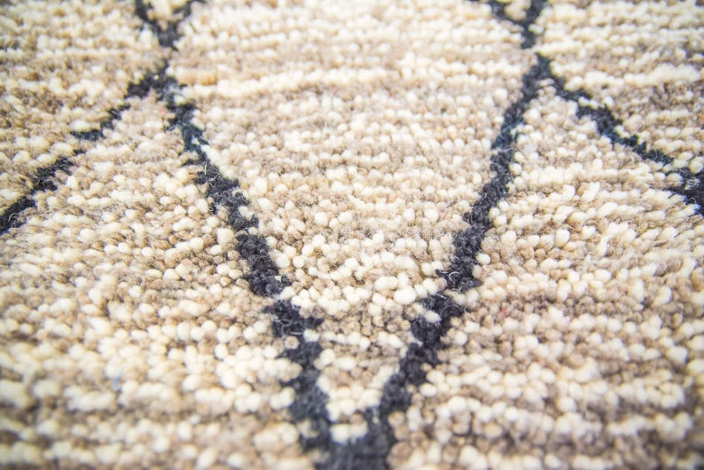 Beige Moroccan Berber Rug